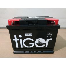 Аккумулятор автомобильный 6СТ-60 TIGER 520А пп